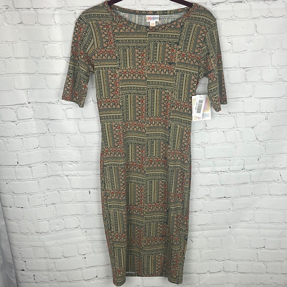 LuLaRoe Julia Dress Size XXS NWT